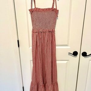 Kate Spade gingham midi dress